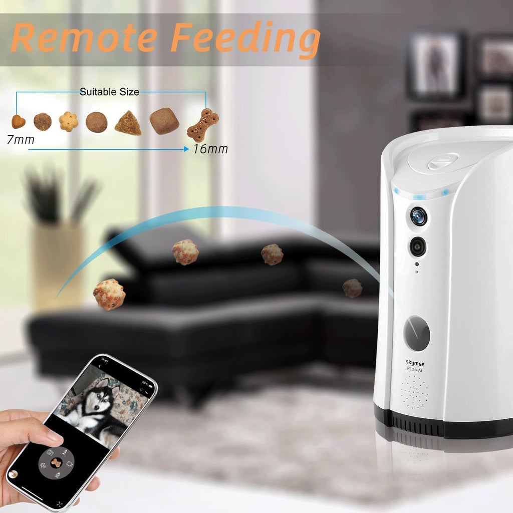 Dog Camera Treat Dispenser,WiFi Full HD Pet Camera