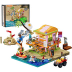 Beach Lifeguard Tower Lighting Building Bricks Set